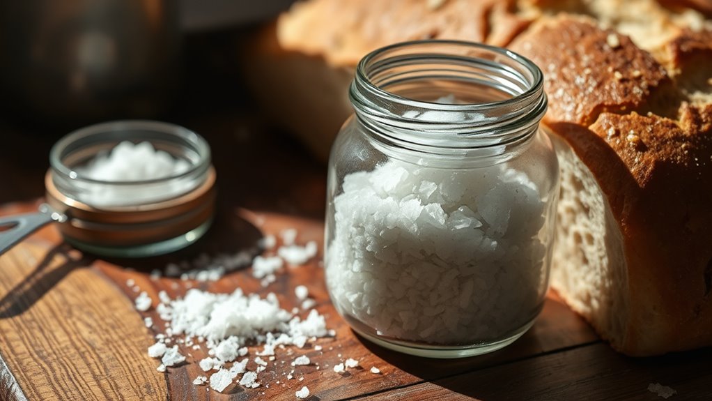 measure salt carefully