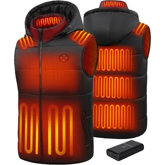Men Heated Vest with Battery Pack 15-Zone Warming