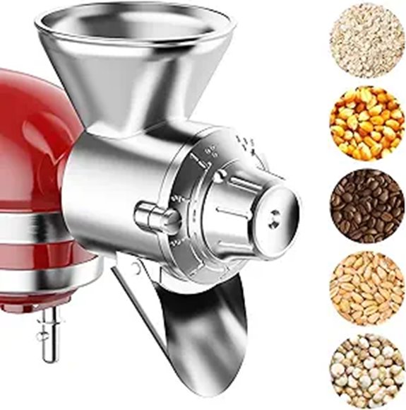 All Metal Grain Mill Attachment for KitchenAid