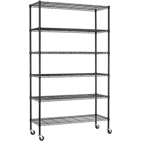 FDW 48 Metal Rolling Storage Cart with Casters
