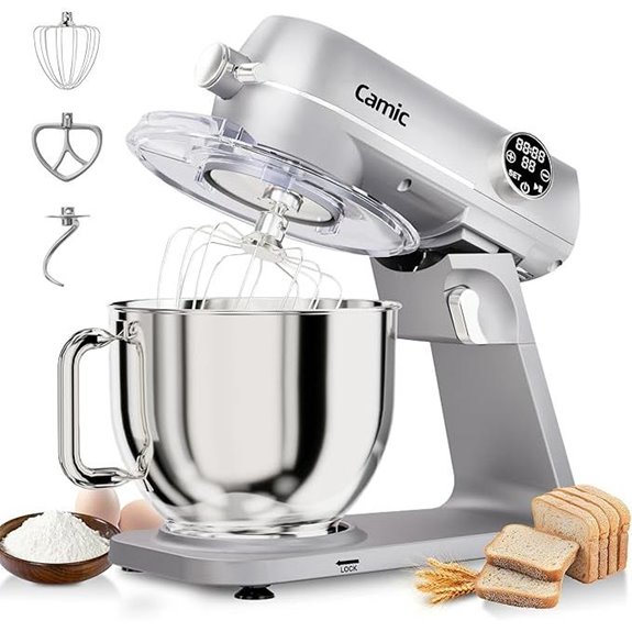 All-Metal 8.45 QT Stand Mixer with Digital Timer