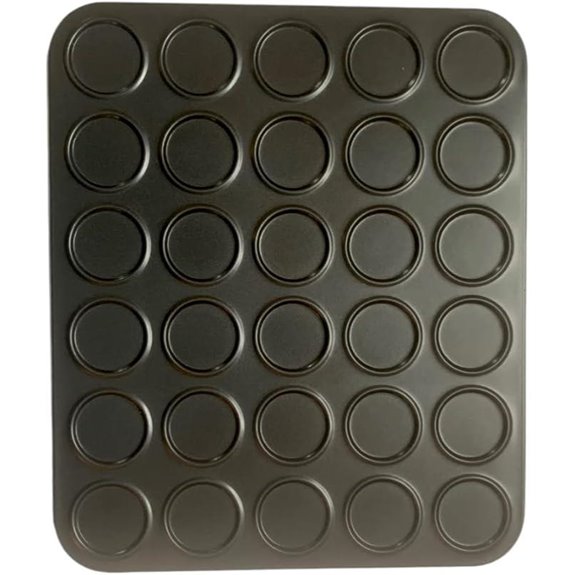 Fox Run Mini Macaron Baking Pan 30 Small Cup Non-Stick Pan