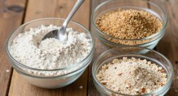 mix different flours evenly