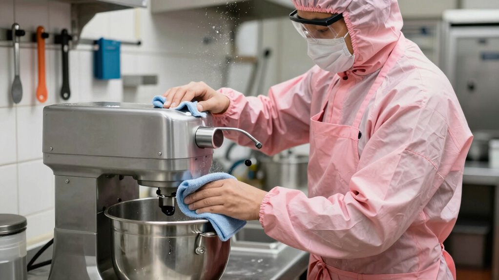 mixer cleaning and maintenance