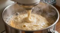 mixer dough temperature increase
