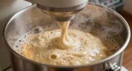 mixer dough temperature increase