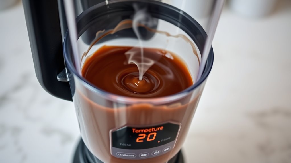 monitor blender internal temperature