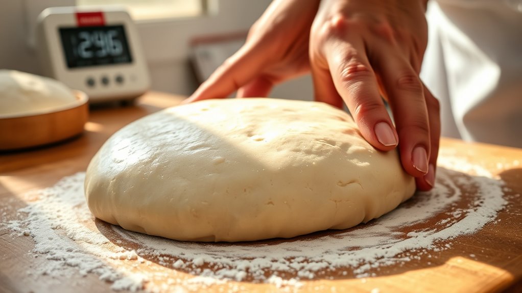 monitor dough water content
