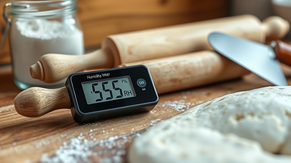 monitor humidity for perfect baking