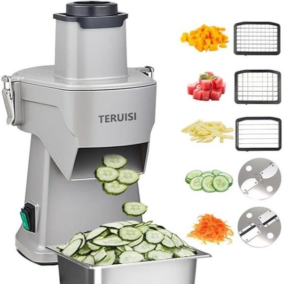 4-in-1 Electric Vegetable Chopper with Multiple Functions