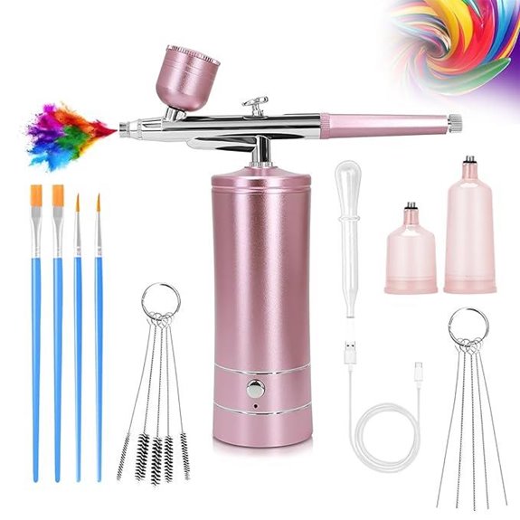 Airbrush Kit with Compressor for Nail Art & More
