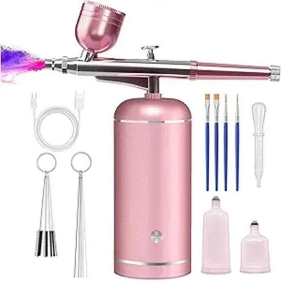Airbrush Kit with Compressor for Nail Art & Painting