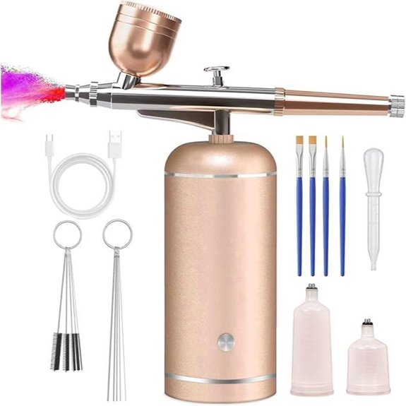 Airbrush Kit with Compressor for Nail Art & Painting