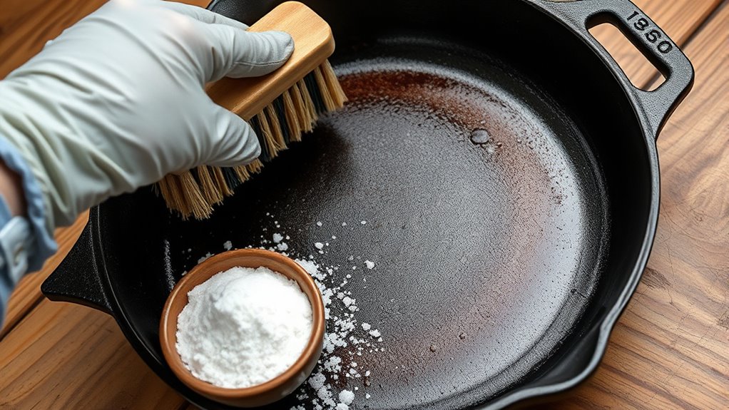 natural abrasive cleaning technique