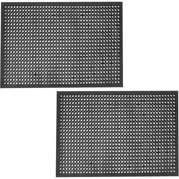 Anti-Fatigue Rubber Floor Mat 2 Pack Non-Slip 36x60