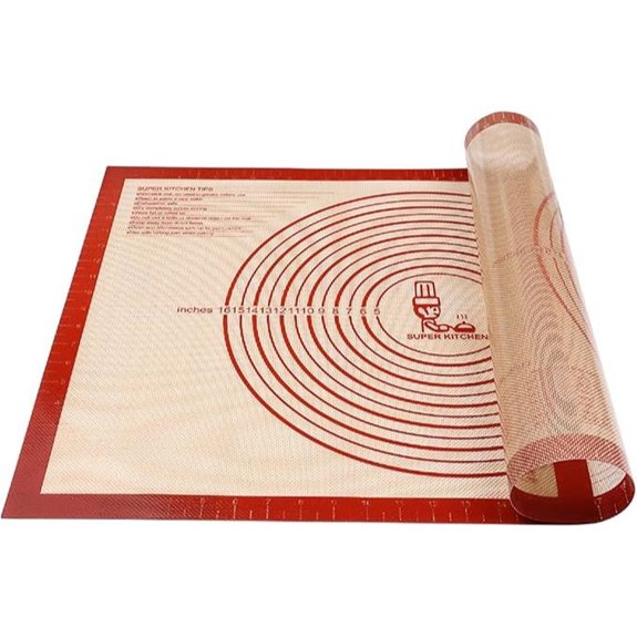 Non-slip Silicone Pastry Mat with Measurements