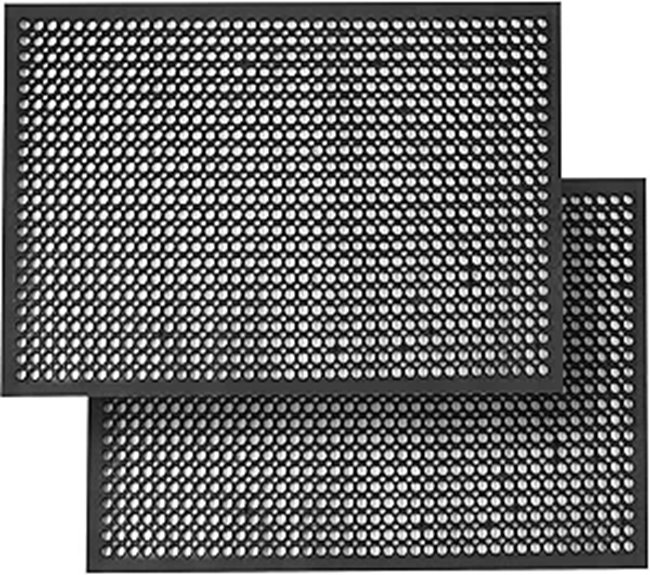Anti Fatigue Rubber Mats 2 Pack Non-Slip 36x60 Inches