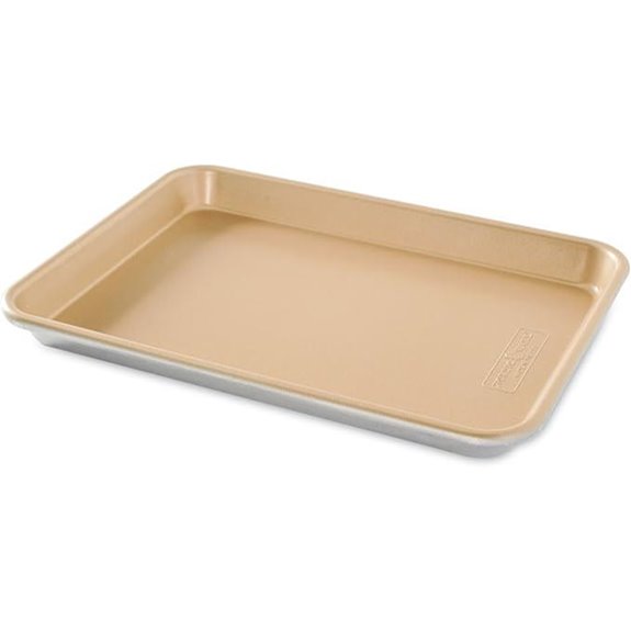 Nordic Ware Naturals Aluminum NonStick Baker's Quarter Sheet Small Gold
