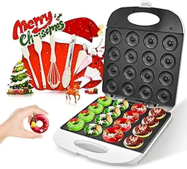 DSP Mini Donut Maker Non-Stick Cool Touch