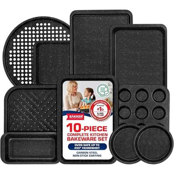 BAKKEN 10-Piece Nonstick Baking Pan Set