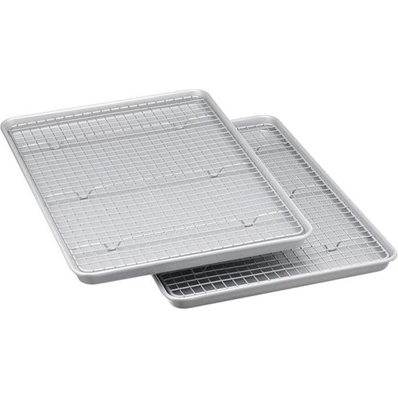 Amazon Basics Nonstick Baking Sheets & Cooling Racks (2-Pack)