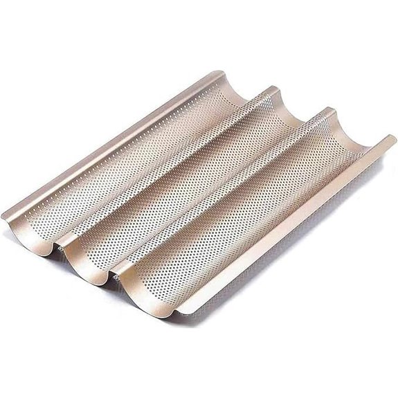 AMAGABELI Nonstick French Baguette Pan 15 x 11