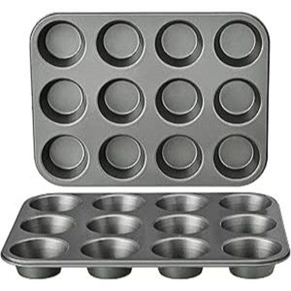 Amazon Basics Nonstick Muffin Pan Set of 2