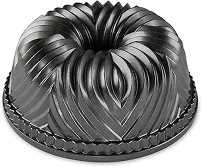 Nordic Ware Bavaria Bundt Pan 10-Cup Graphite