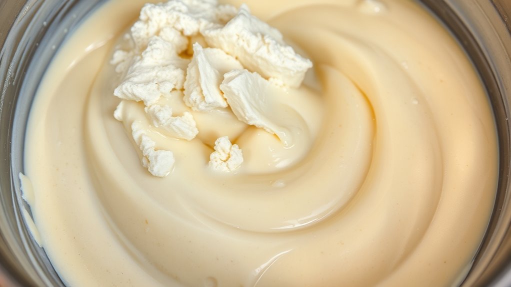 observe batter texture changes