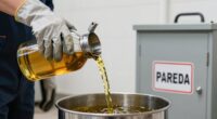 oil safety burns disposal storage