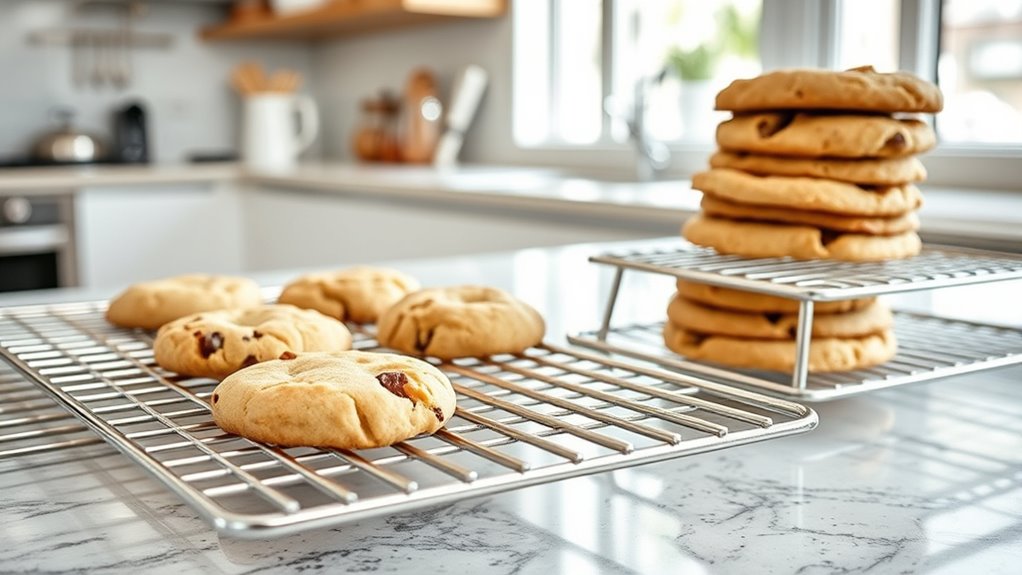 open metal wire shelving