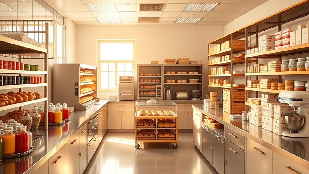 optimized bakery workflow layout