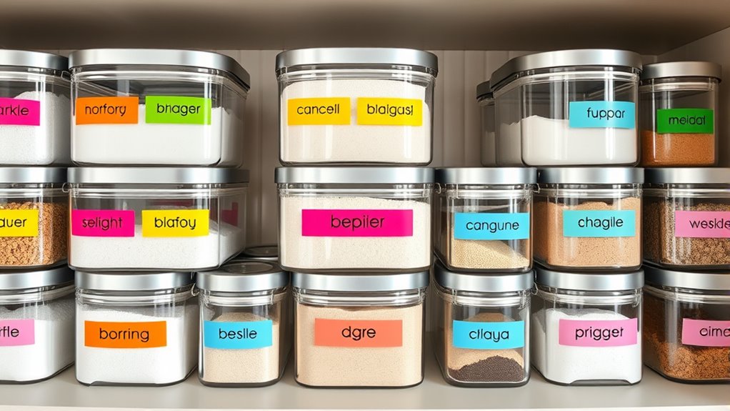 organize labels for efficiency