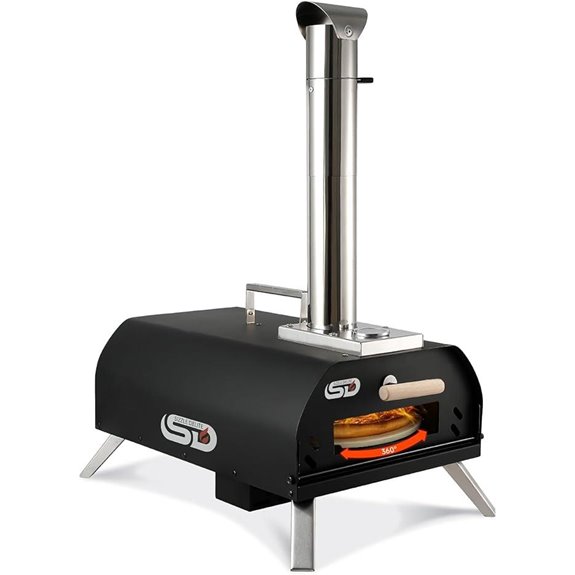 SizzleDelite Outdoor Wood Pellet Pizza Oven