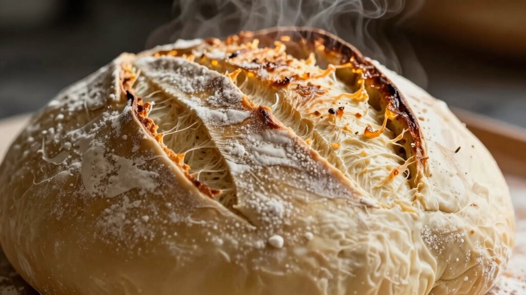 oven healed scored bread