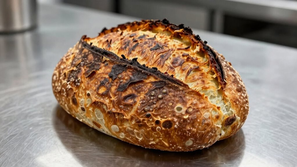 overly rapid bread browning