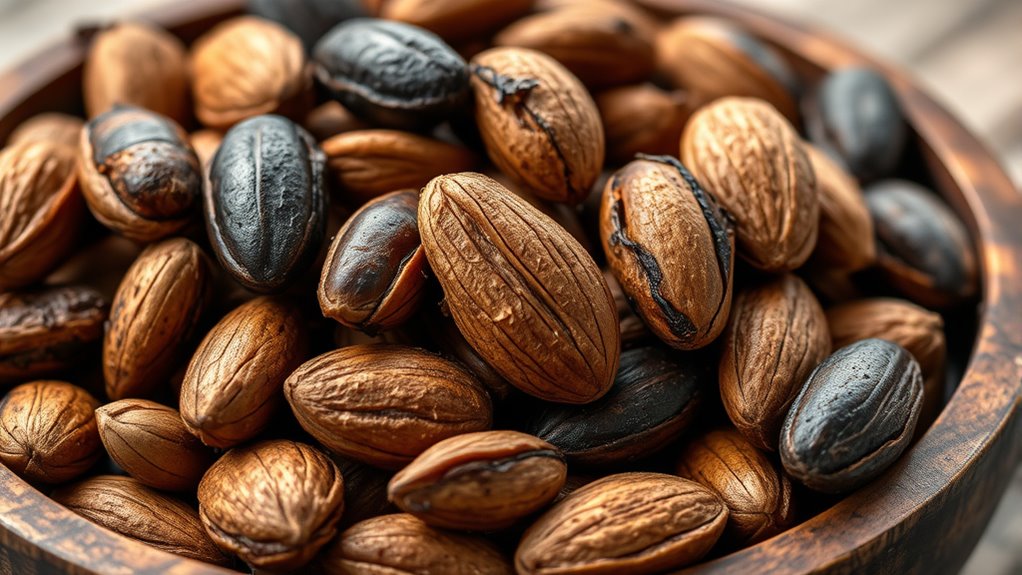 overroasted nuts cause bitterness