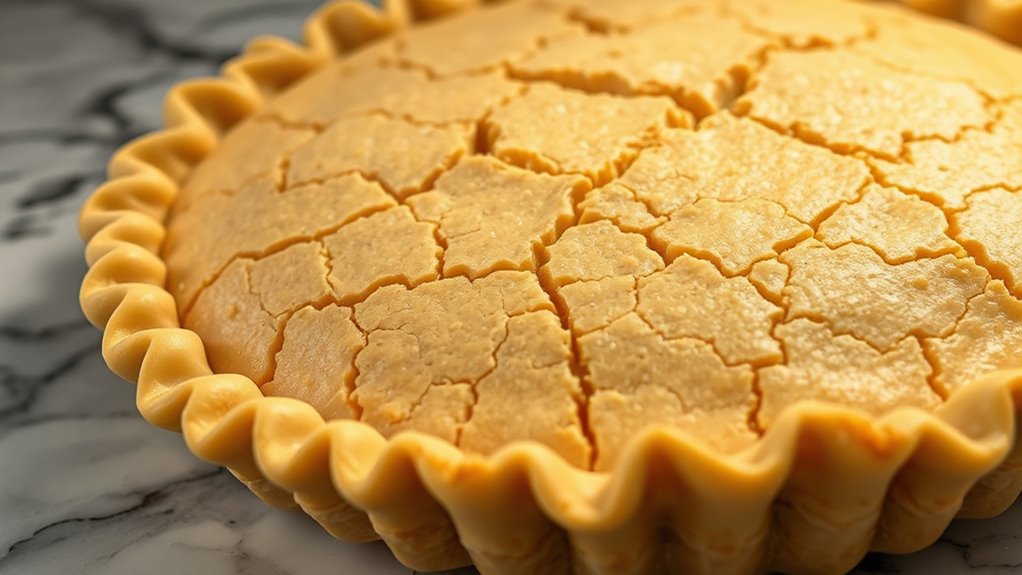 overworking causes dough cracks