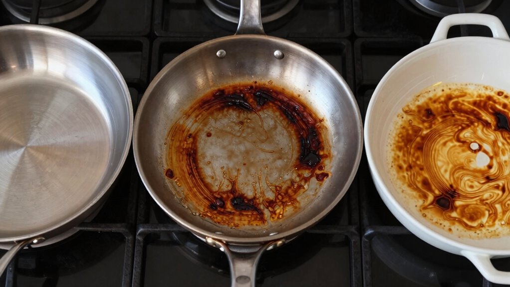 pan material effects browning