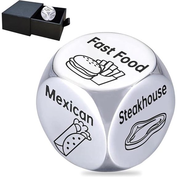 Father's Day Food Dice Gifts for Him Her Couples