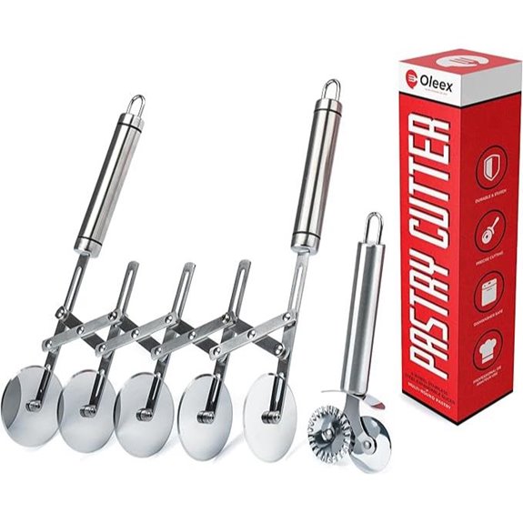 Oleex All-Dough Pastry & Pizza Cutter Set