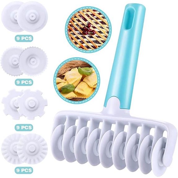 Pastry Dough Lattice Cutter Wheel Set