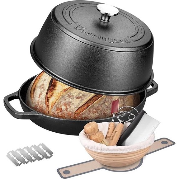 Cast Iron Dutch Oven for Bread Baking