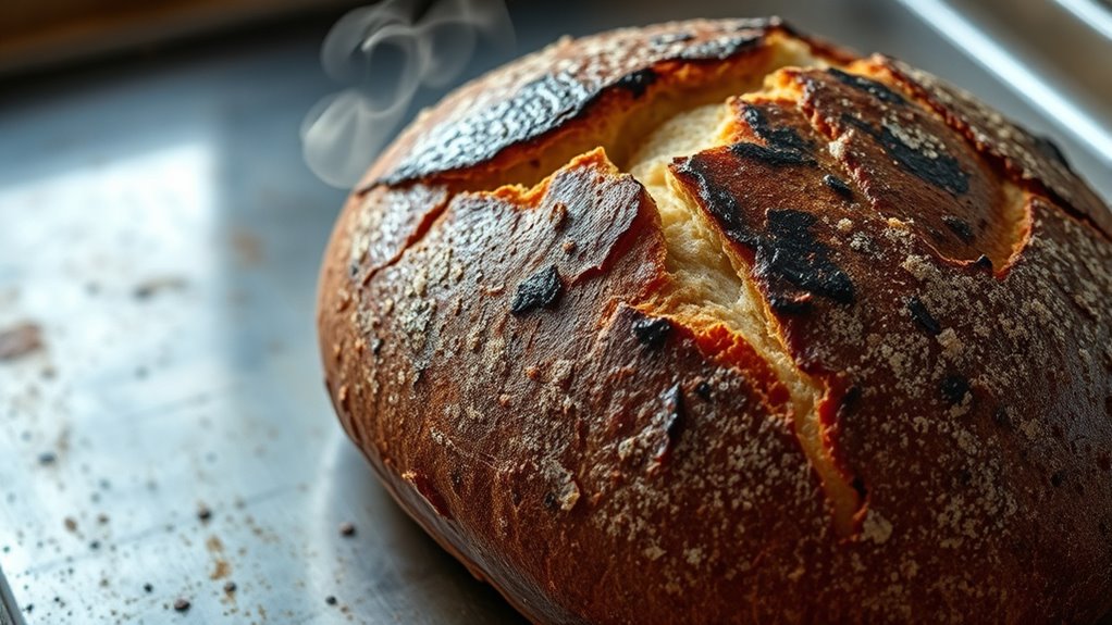 perfectly proofed hydrated dough