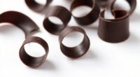 perfectly shaved chocolate decorations