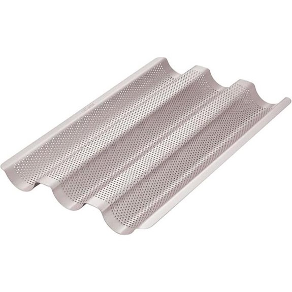 CHEFMADE Perforated Baguette Pan 15-Inch