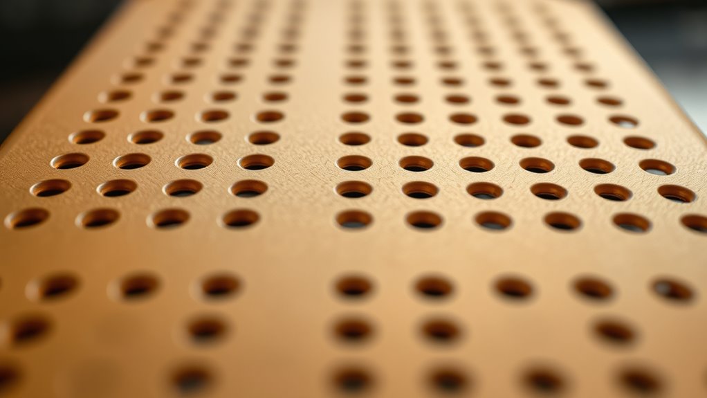 perforated design for even baking