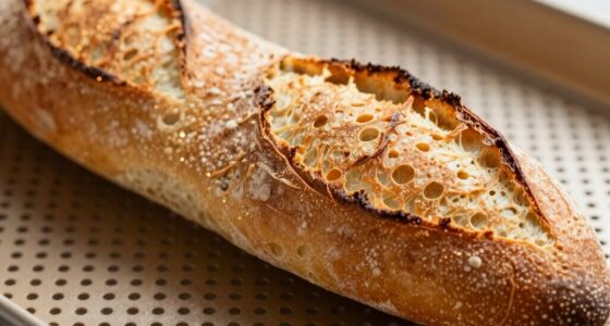 perforations improve bread crust
