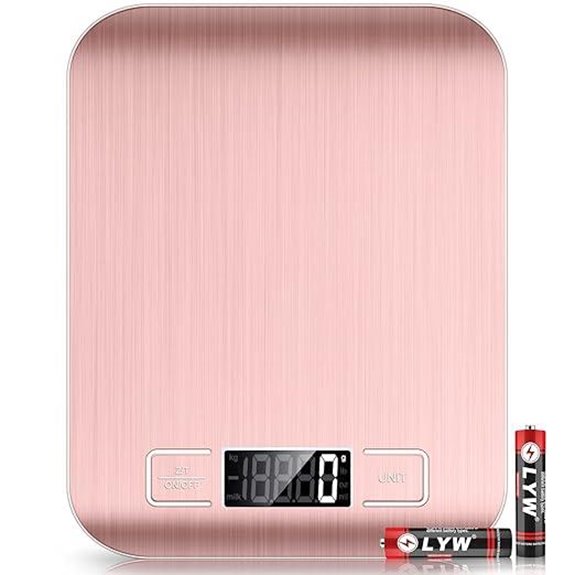Mik-Nana Pink Digital Kitchen Food Scale
