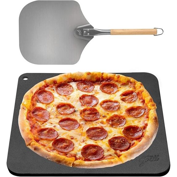 Hans Grill Pizza Steel for Baking and Grilling